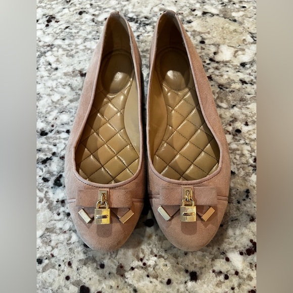Michael Kors Alice Suede Ballet Flat Size 8 - Picture 4 of 11